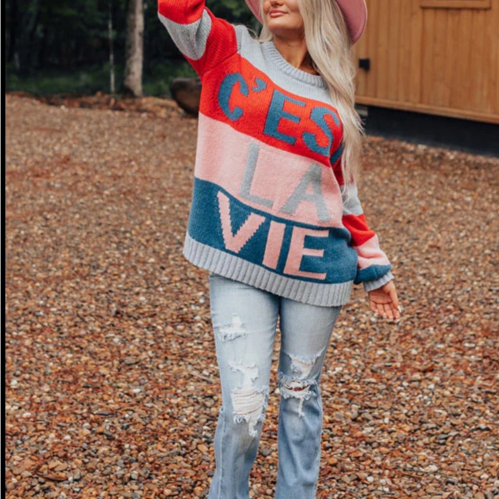 Multicolor Crewneck Sweater